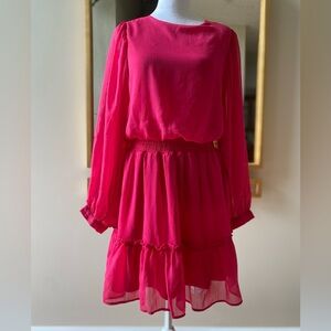 A. Calin Flying Tomato hot pink mini dress medium